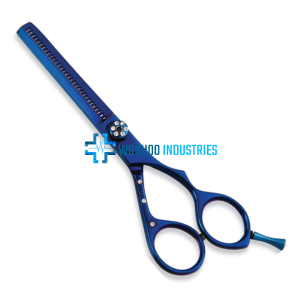 Blue Titanium Thinning Shears