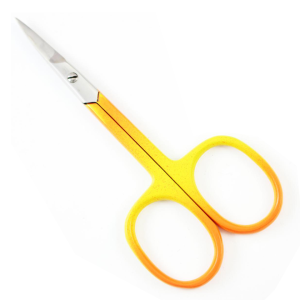 Yellow Handle Cuticle Scissors