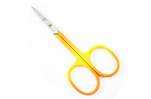 Yellow Handle Cuticle Scissors