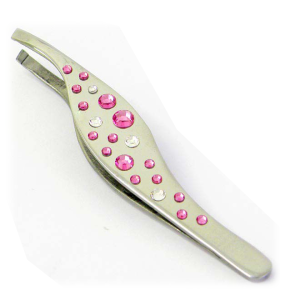 Pink Crystal Tweezers