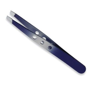 Steel Blue Eyebrow Tweezers