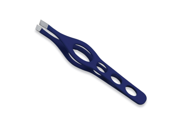 Hollow Grip Blue Tweezers