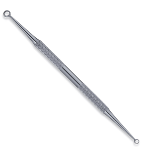 Stainless steel comedo extractor