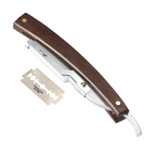 Walnut Precision Folding Shavette